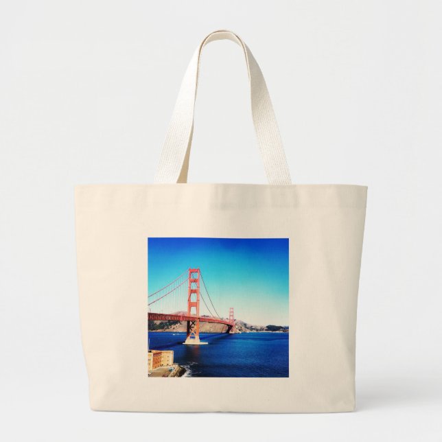Bolsa Tote Grande Feito em San Fransisco (Frente)