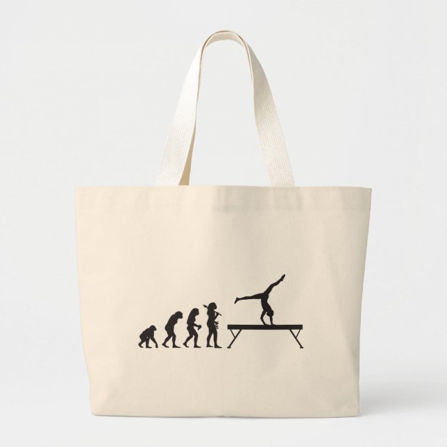 Bolsa Tote Grande Feixe de equilíbrio ginástico (Frente)
