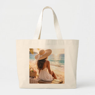 Bolsa Tote Grande Felicidade da Hora Dourada