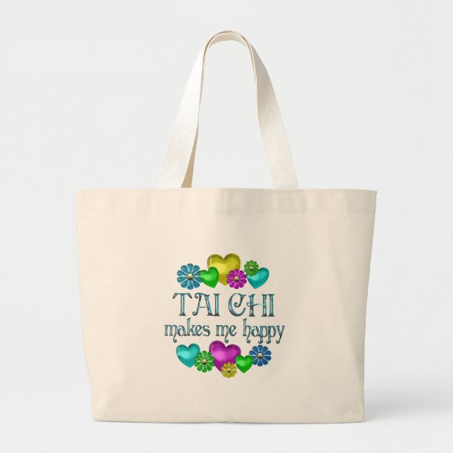 Bolsa Tote Grande Felicidade do qui da TAI (Frente)