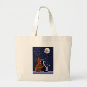 Bolsa Tote Grande Felinos