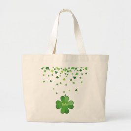 Bolsa Tote Grande Feliz Dia de São Patrício – Celebração Irlandesa C