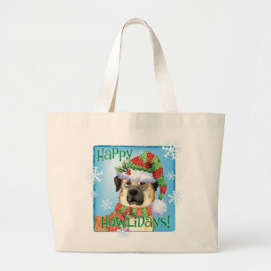 Bolsa Tote Grande Feliz Howlidays Anatólia Shepherd Large Tote Bag