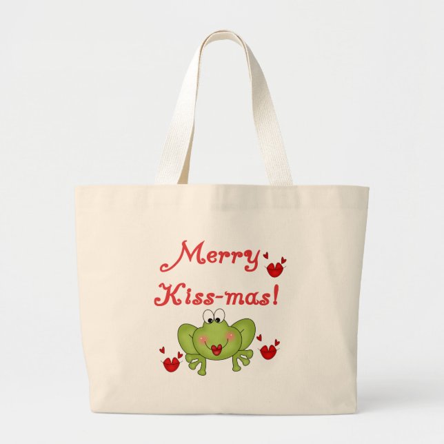 Bolsa Tote Grande Feliz Kissmas (Frente)