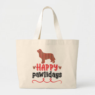 Bolsa Tote Grande Feliz Natal   Palavras Engraçadas