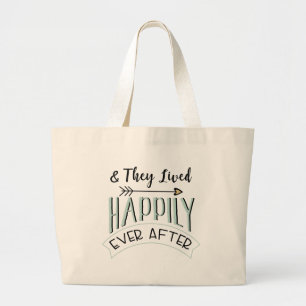 Bolsa Tote Grande Feliz Para Sempre