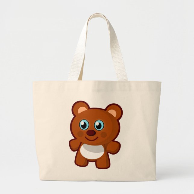 BOLSA TOTE GRANDE FELIZ URSO (Frente)