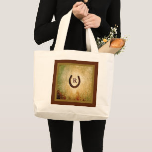 Bolsa Tote Grande Ferradura monograma