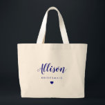 Bolsa Tote Grande Festa de casamento, Bridesmaid, Bachelorette, Mari<br><div class="desc">Sacos de Tote para toda a sua festa de casamento. Preencha com doces divertidos para sua solteira ou final de semana de casamento. Excelente de presentes ou bolsas de praia!</div>