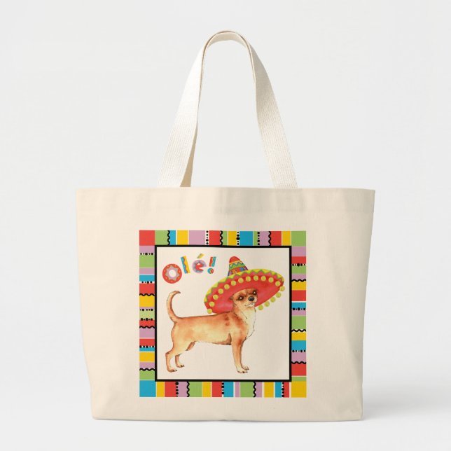 Bolsa Tote Grande Fiesta Chihuahua (Frente)