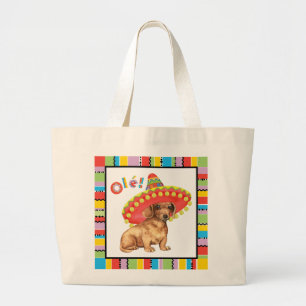 Bolsa Tote Grande Fiesta Dachshund