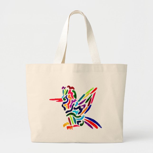 Bolsa Tote Grande Fiesta Hummingbird Tote Bag (Frente)