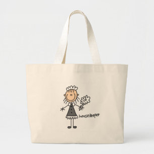 Bolsa Tote Grande Figura saco da vara da empregada