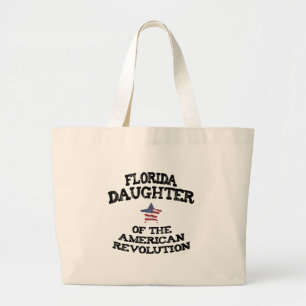 Bolsa Tote Grande Filha da Flórida da Revolução Americana FL EUA