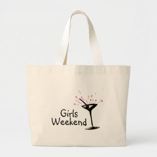 Bolsa Tote Grande Fim de semana das meninas (Martini 1)
