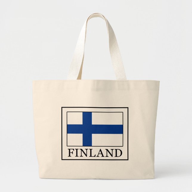 Bolsa Tote Grande Finlândia (Frente)