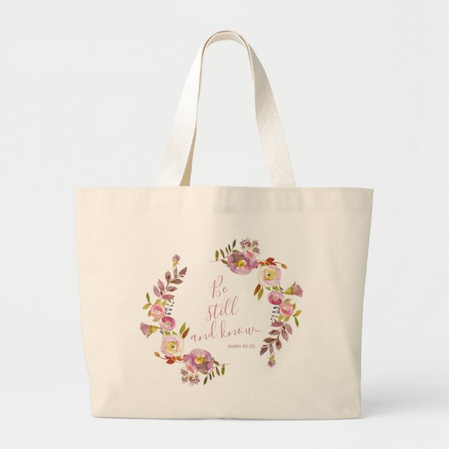 Bolsa Tote Grande Fique Parado e Saiba (Frente)