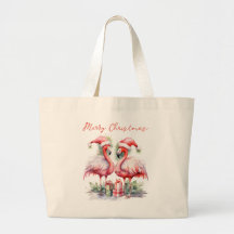 Flamingos Rosa Feliz Natal