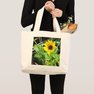Bolsa Tote Grande Flor Amarelo
