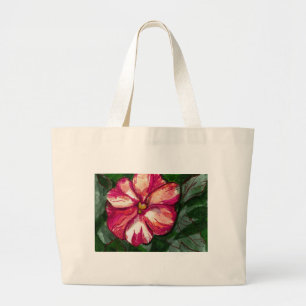 Bolsa Tote Grande Flor cor-de-rosa do bálsamo