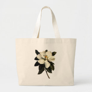 Bolsa Tote Grande Flor da magnólia - saco