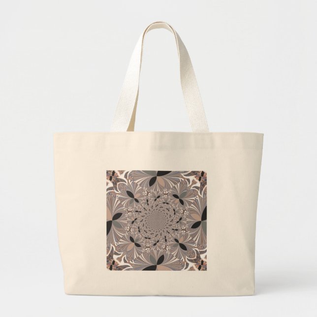 Bolsa Tote Grande Flor de Inspiração (Frente)