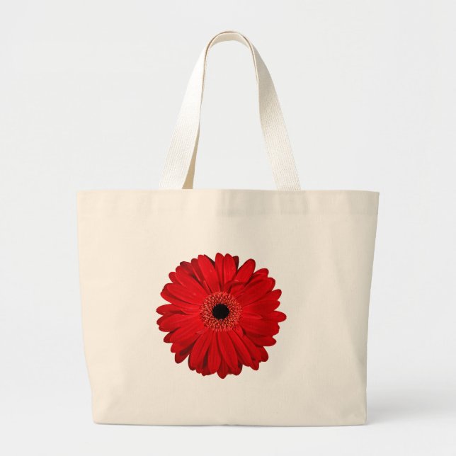 Bolsa Tote Grande Flor Vermelho (Frente)