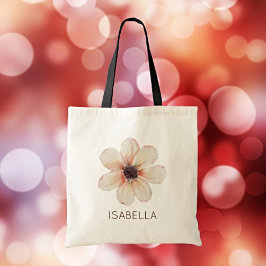 Bolsa Tote Grande Floração Suave