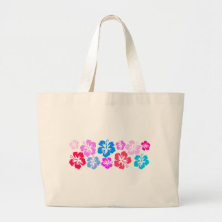 Bolsa Tote Grande Floral e rosa
