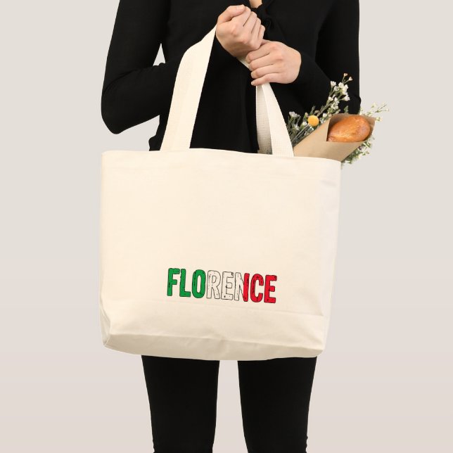 Bolsa Tote Grande Florence Itália (Frente (produto))