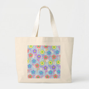 Bolsa Tote Grande Flores