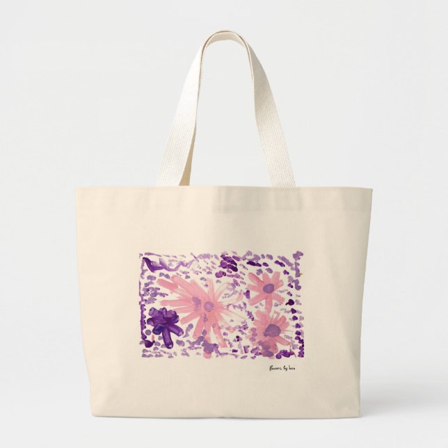 Bolsa Tote Grande Flores (Frente)