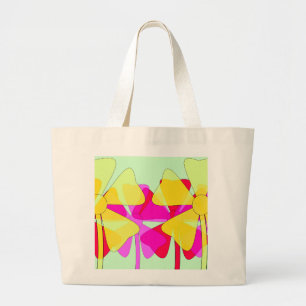 Bolsa Tote Grande Flores