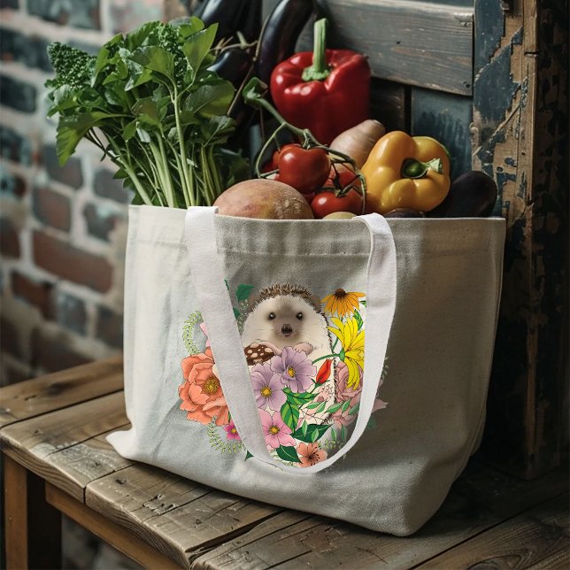 Bolsa Tote Grande Flores De Porco (Criador carregado)