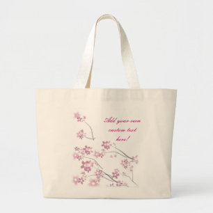 Bolsa Tote Grande Flores de Sakura