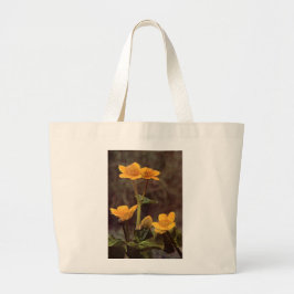 Bolsa Tote Grande Flores selvagens: Marsh Marigold
