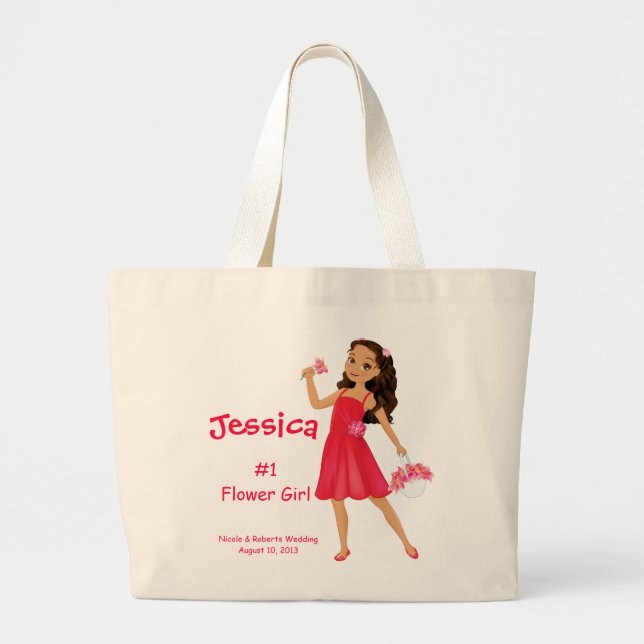 Bolsa Tote Grande Florista doce (Frente)