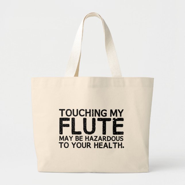 Bolsa Tote Grande Flute Hazard (Frente)