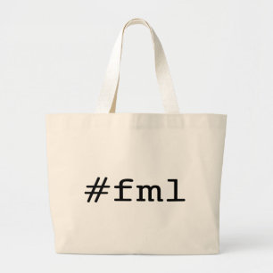 Bolsa Tote Grande FML (hashtag)