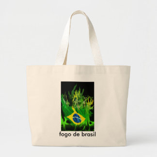 Bolsa Tote Grande Fogo de Brasil