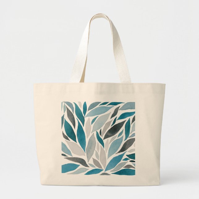 Bolsa Tote Grande folhas de árvore (Frente)
