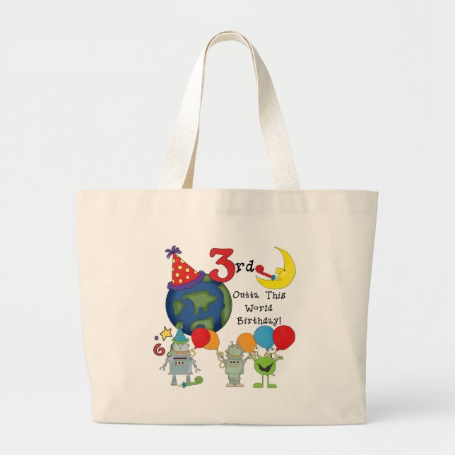Bolsa Tote Grande Fora deste Mundo - T-shirts e presentes (Frente)