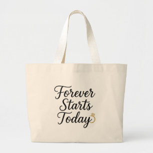 Bolsa Tote Grande Força Inabalável – Citação Empoderadora para Mulhe