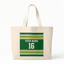 Forest Green com Equipe de White Stripes Amarelas