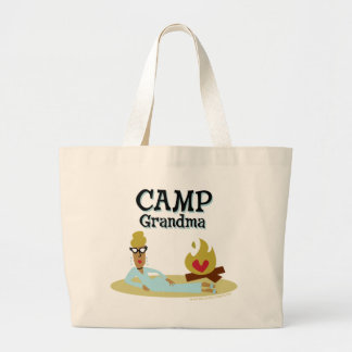 Bolsa Tote Grande Forma da avó do acampamento