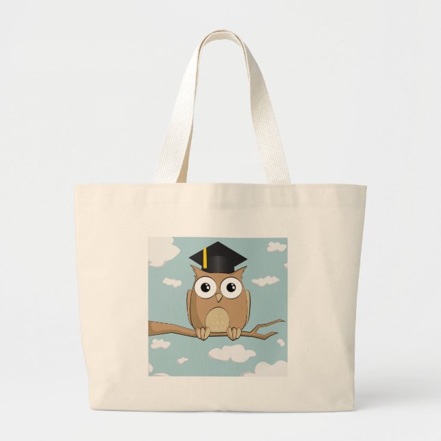 Bolsa Tote Grande Formando Owl (Frente)