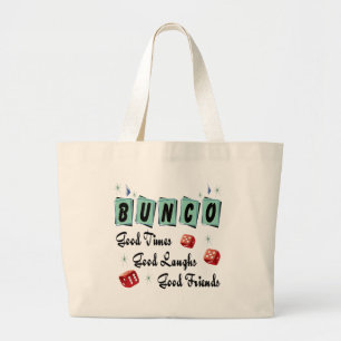 Bolsa Tote Grande Fornecimento de Partido Tipografia Bunco Retro