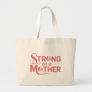 Bolsa Tote Grande Forte como a Mãe Rosa - Citando Feminista Eco Bag