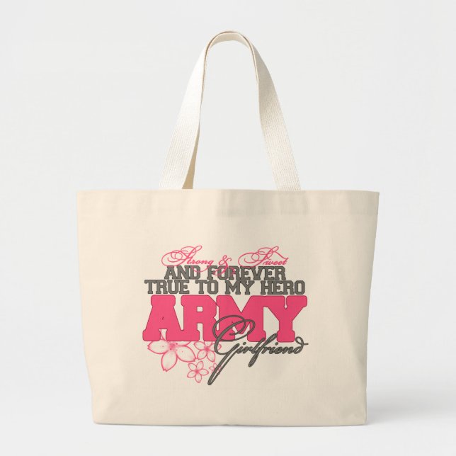 Bolsa Tote Grande Forte e doce (Frente)