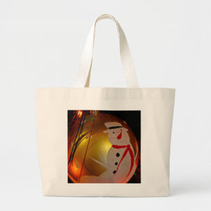 Bolsa Tote Grande Fosco Snowman Ornament